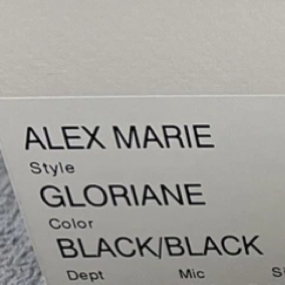 ALEX MARIE Black ankle Suede Leather Booties – Size 8 - Picture 7 of 7